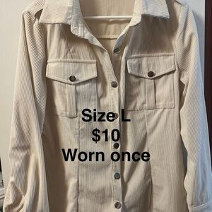 Stylish Cream Women's Jacket